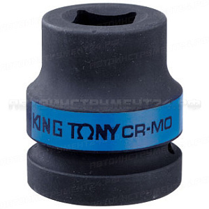 Головка торцевая ударная четырехгранная 1";, 22 мм, футорочная KING TONY 851422M